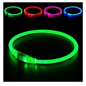 LED rechargeable dog collar